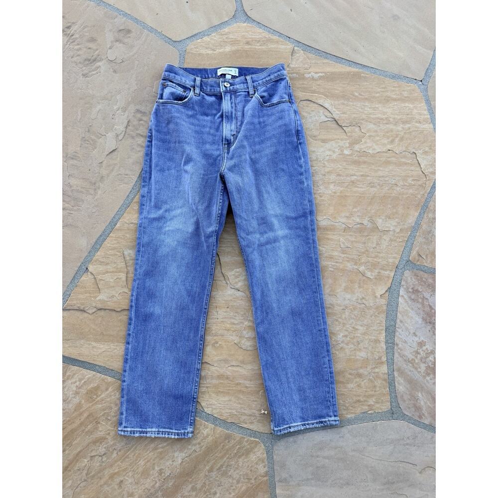 Abercrombie & Fitch The '90s Straight Ultra High Rise Waist Jeans 27 4 ES